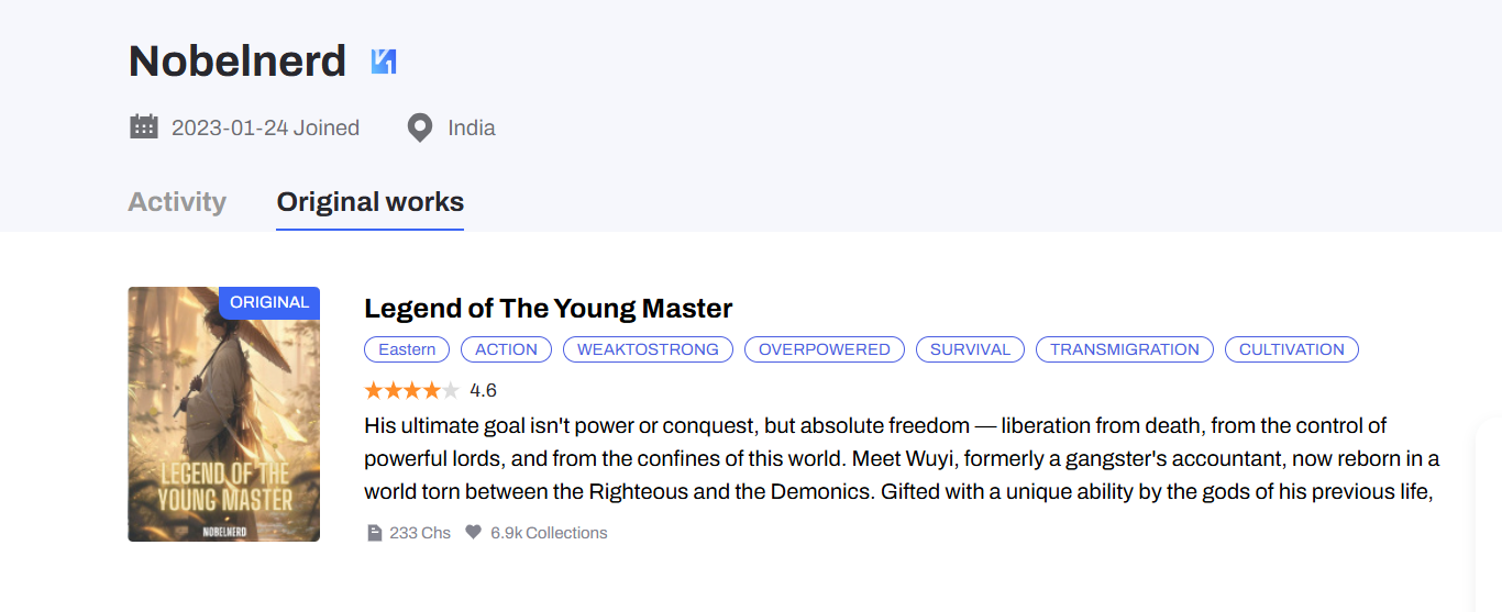 Cover of Legend of the Young Master